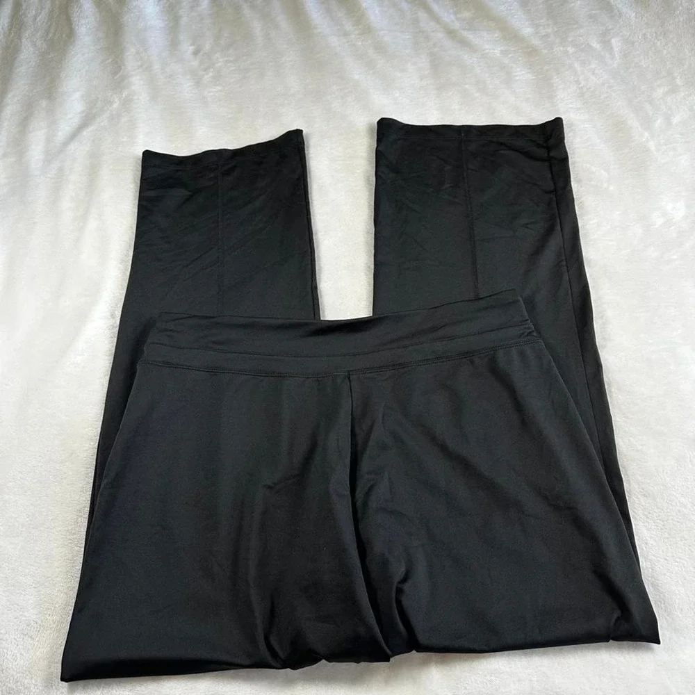 Nike black flare track pants Y2K vintage athletic